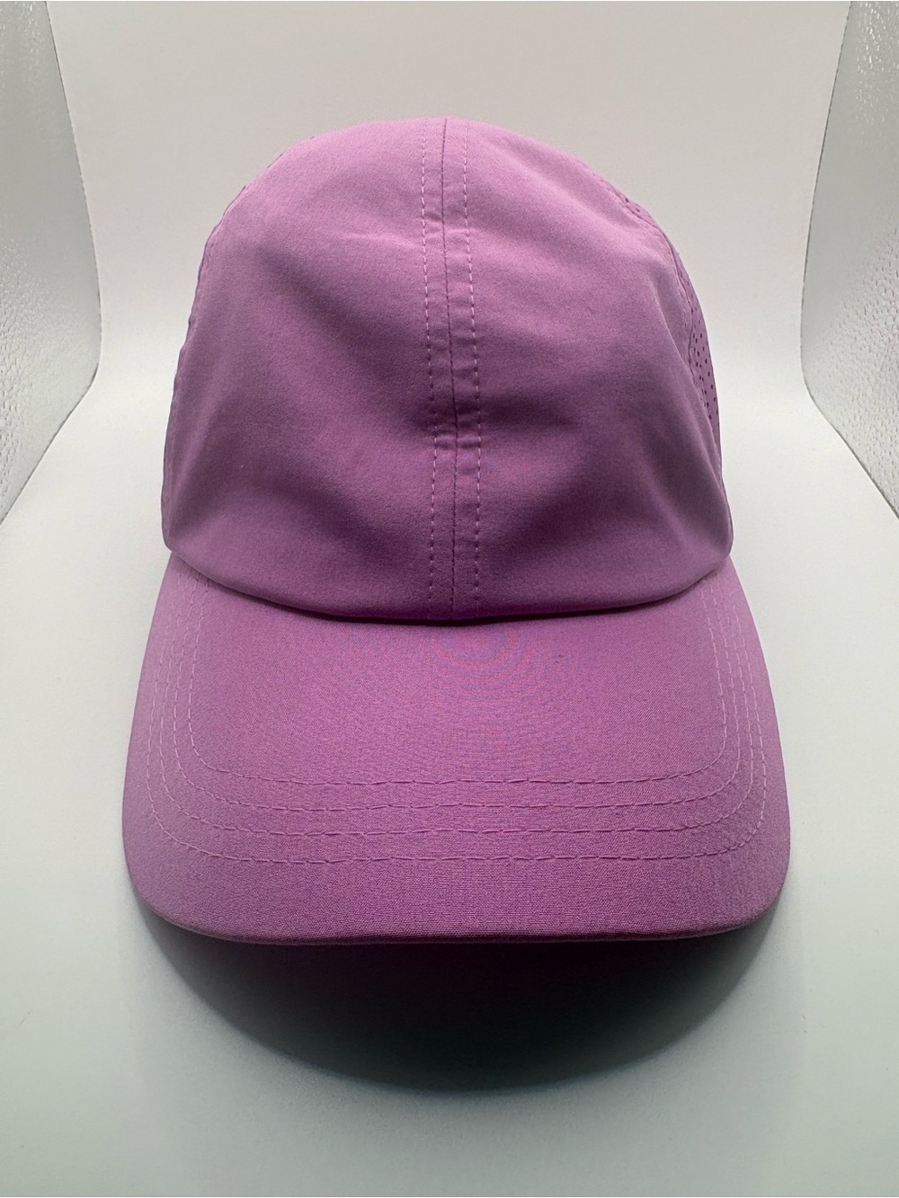 Layer 8 Lavender Purple Ponytail Running Performance Hat Adjustable